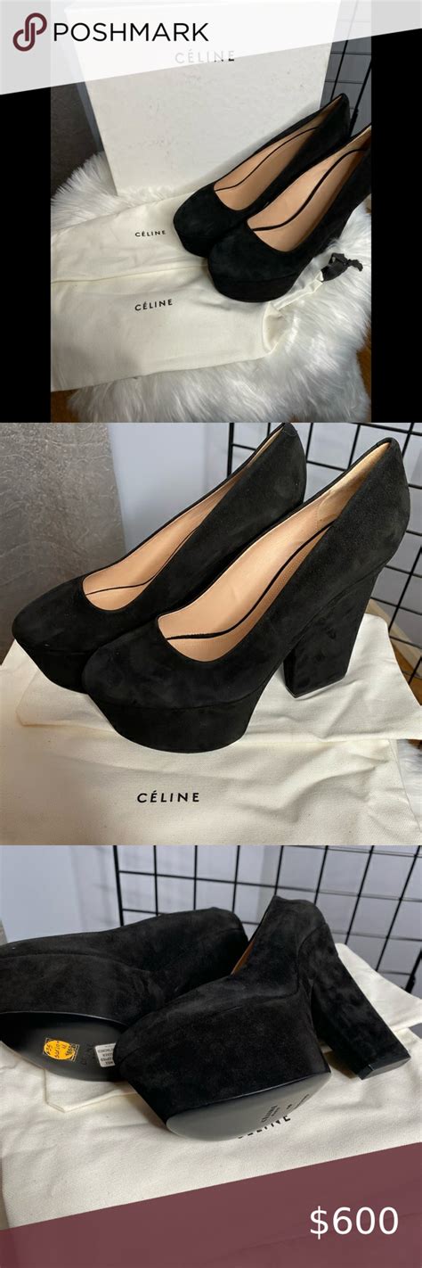 celine suede pumps w fashion jewelry